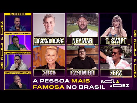 Quem é a pessoa mais famosa do Brasil?