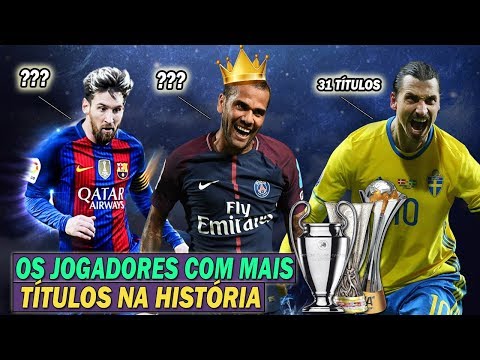 Quem é o jogador com mais títulos na história do futebol?