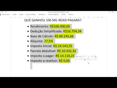 Quem ganha 100 mil paga quanto de imposto de renda?