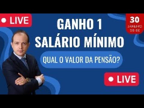 Quem ganha um salário mínimo paga quanto de pensão?