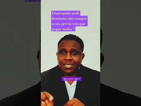 Quem não cumpre aviso prévio paga multa?