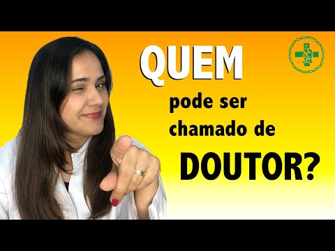 Quem pode ser chamado de doutor?