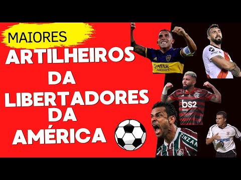 Quem são os maiores artilheiros da Libertadores?