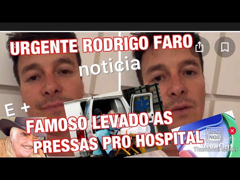 Rodrigo Faro está doente? Quais são as últimas notícias sobre sua saúde?