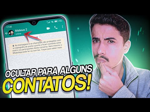 Se a pessoa me excluiu do WhatsApp, consigo vê-la online?