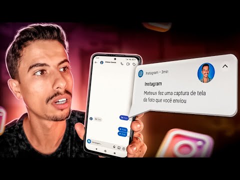 Se eu tirar print da conversa do Instagram, a pessoa fica sabendo?