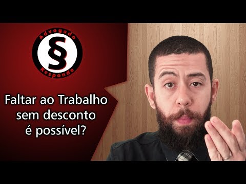 Se faltar na segunda, quantos dias são descontados?