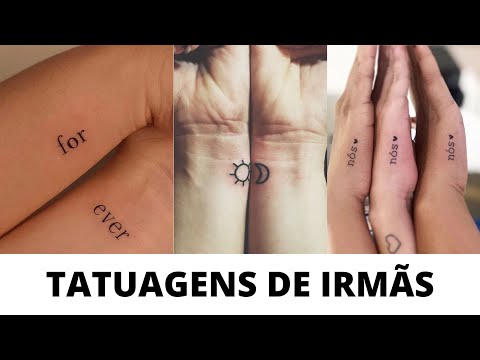 Tatuagem de Irmãs: Quais São as Melhores Ideias para Três?