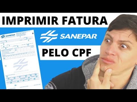 Tem CPF na conta de água?