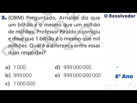 Um bilhão é o mesmo que mil milhões?