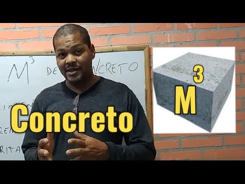 Um metro cúbico de concreto faz quantos metros quadrados?