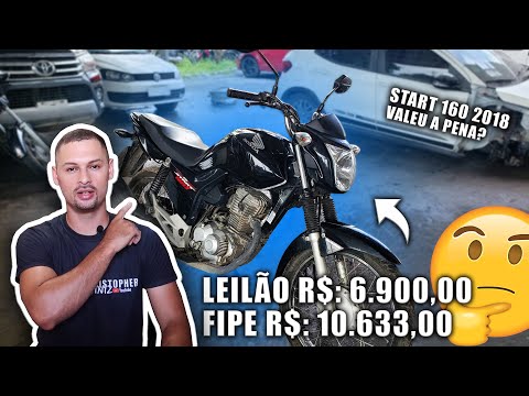 Uma moto de leilão pode realmente rodar?