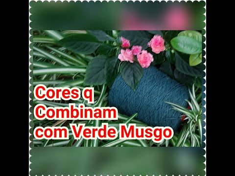 Verde musgo combina com que cor?