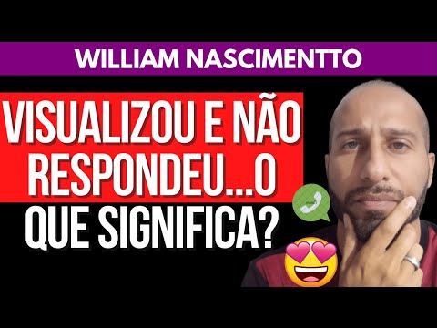 Visualizou e Não Respondeu: Acabou o Amor?