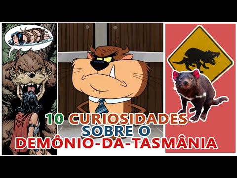 Você conhece o Diabo da Tasmânia dos desenhos animados?